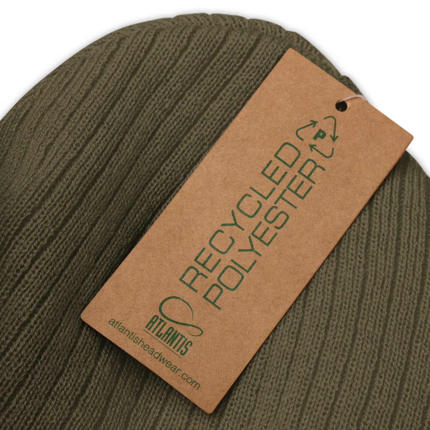 beanie made of recycled polyester