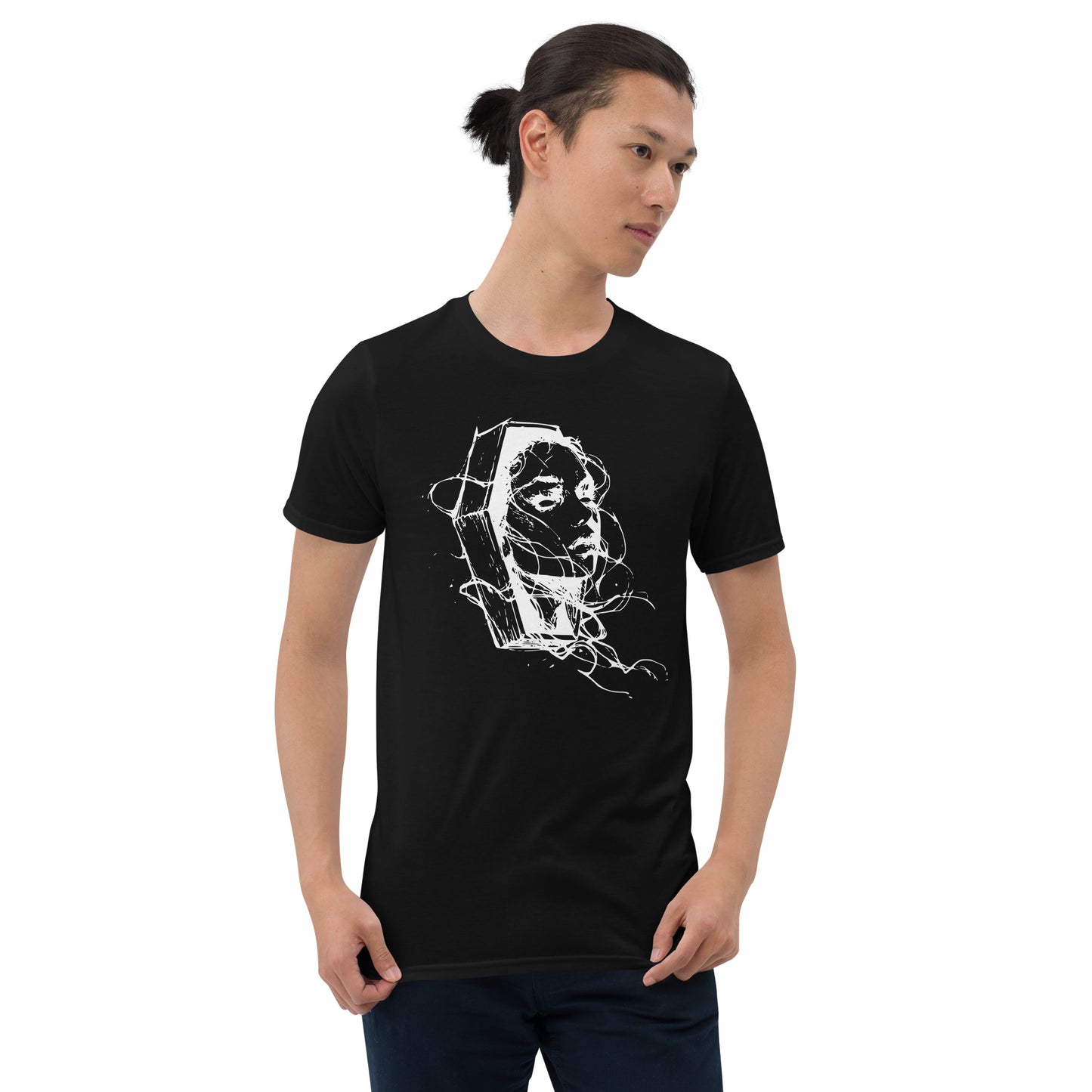 Coffin T Shirt For Goth Lover / Punk Lover / Alt Clothing Style
