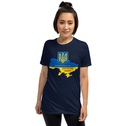 Stop The War Shirt With Ukrainian Flag / Russian Invasion Of Ukraine 2022 / Unisex Anti War Shirt - YVDdesign