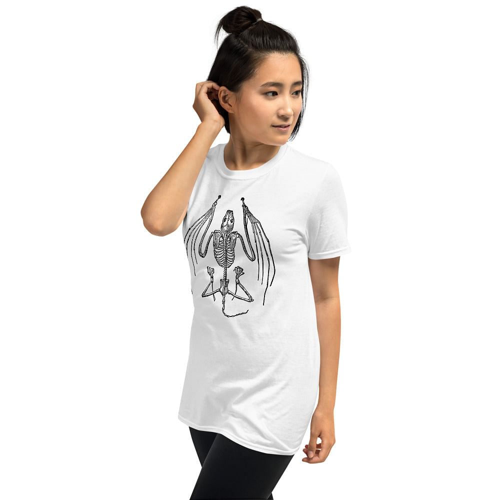 Bat Unisex T-Shirt / Skeleton Of A Bat Shirt / Unisex Shirt