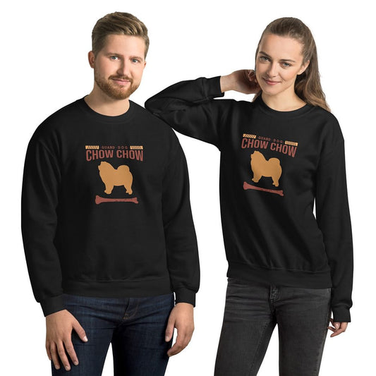 Chow Chow Sweatshirt / Silhouette Of Chow Chow Dog / For Dog Lovers