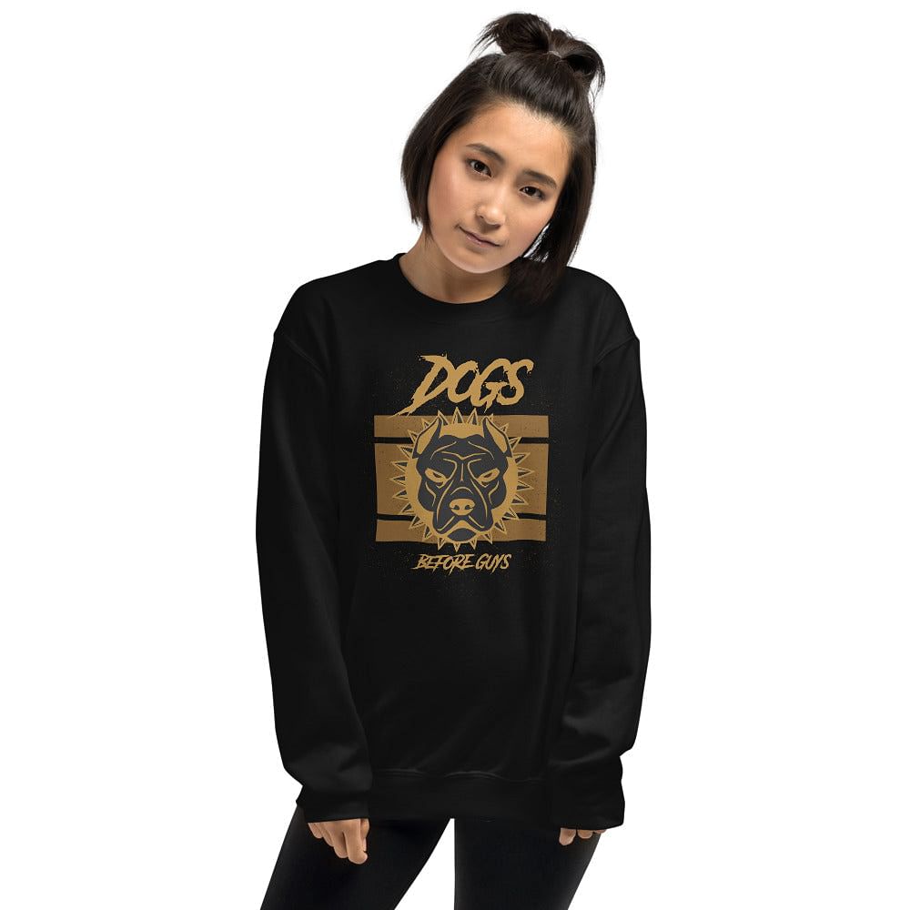 Sweatshirt For Lesbian Girls / For Dog lovers / Dogs Before Guys