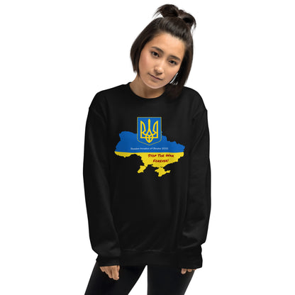 Ukraine Sweatshirt Stop The War / Stop The War In Ukraine Clothing / No War In Ukraine - YVDdesign