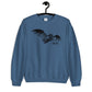 Bat Sweater / Sweatshirt With text 'I Bite' / Size S - M - L - XL - 2 XL - 3 XL - 4 XL - 5 XL