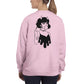Middle Finger Sweatshirt / Goth Clothing / Pink Color