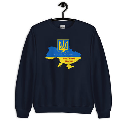 Ukraine Sweatshirt Stop The War / Stop The War In Ukraine Clothing / No War In Ukraine - YVDdesign