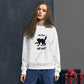 White Black Cat Sweater / I Am Your Bad Luck / Sweatshirt For Cat Lover