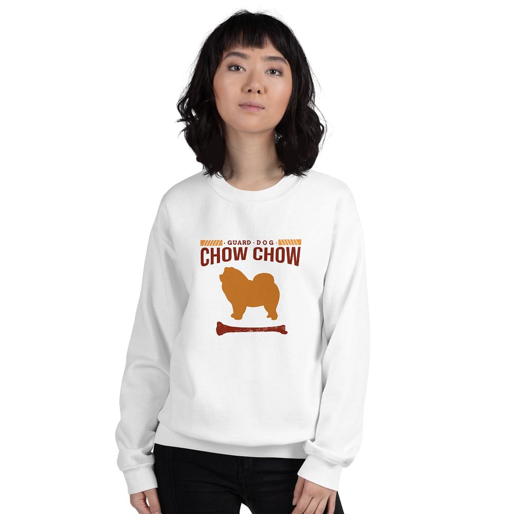 Chow Chow Sweatshirt / Silhouette Of Chow Chow Dog / For Dog Lovers