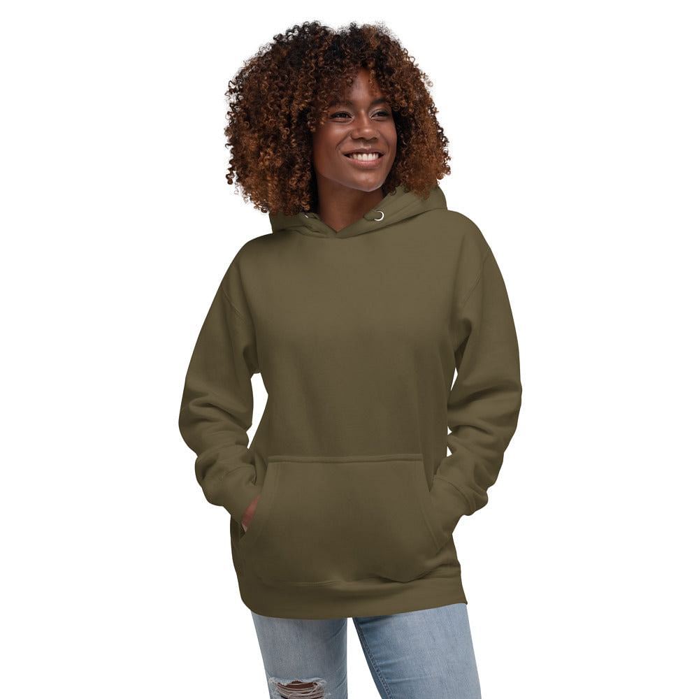 Olive green womens discount hoodie