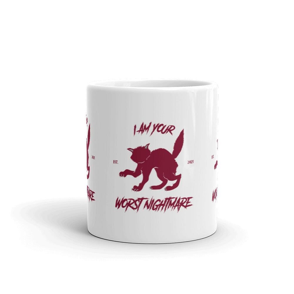 I Am Your Worst Nightmare  Mug / Cat Ceramic Mug