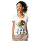 Mexico Shirt Womens / White Mexico Shirt / 100 Percent Organic T-Shirt